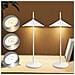 Lampada Da Tavolo A Led, Moderna, Ricaricabile, Dimmerabile Al Tocco, Per Esterni, Giardino - Foto miniatura 2