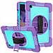 Custodia Per Samsung Galaxy Tab A 8.4” Con Tracolla Viola - Foto miniatura 1