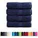 Asciugamani Ospiti SOLUND 4 pz Blu Navy 30x50 cm 600gsm - Foto miniatura 2