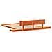Struttura del letto Marrone 140 x 190 cm legno - Foto miniatura 7