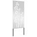 Schermo per privacy in giardino Floreale Argento 50 x 140 cm - Foto miniatura 4