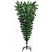 Albero di Natale artificiale preilluminato capovolto con set di palle - Foto miniatura 7