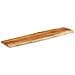 Piano Tavolo 180x40x3,8 cm Rettangolare Legno Acacia Bordi Vivi - Foto miniatura 2