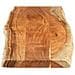 Piano Tavolo 180x40x3,8 cm Rettangolare Legno Acacia Bordi Vivi - Foto miniatura 4