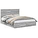 Letto con Contenitore con testiera Grigio Sonoma 160 x 200 cm - Foto miniatura 1