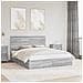 Letto con Contenitore con testiera Grigio Sonoma 160 x 200 cm - Foto miniatura 2