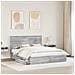 Letto con Contenitore con testiera Grigio Sonoma 160 x 200 cm - Foto miniatura 3