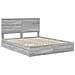 Letto con Contenitore con testiera Grigio Sonoma 160 x 200 cm - Foto miniatura 4