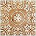 Pannello Decorativo In Legno Intagliato Marrone 60x0,6x60h - Foto miniatura 6
