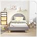 Struttura letto bambini con testata Grigio Chiaro 80x160 cm - Foto miniatura 2