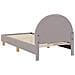 Struttura letto bambini con testata Grigio Chiaro 80x160 cm - Foto miniatura 6