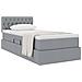 Letto con contenitore e materasso Grigio chiaro 90 x 190 cm - Foto miniatura 3