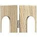 Recinto pieghevole per animali 2 pcs Rovere Sonoma - Foto miniatura 5