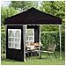 Tenda per feste a pop-up 195 x 195 x 245 cm Nero Tessuto Oxford - Foto miniatura 3
