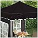 Tenda per feste a pop-up 195 x 195 x 245 cm Nero Tessuto Oxford - Foto miniatura 4