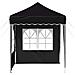 Tenda per feste a pop-up 195 x 195 x 245 cm Nero Tessuto Oxford - Foto miniatura 6