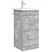Mobile da bagno con lavabo Grigio Cemento 42 x 40 x 84,5 cm - Foto miniatura 1