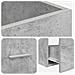 Mobile da bagno con lavabo Grigio Cemento 42 x 40 x 84,5 cm - Foto miniatura 6