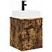 Mobile Lavabo da Parete Rovere Fumo 39 x 41 x 62,5 cm - Foto miniatura 1