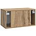 Mobile Porta TV da Muro Rovere Artigianale 59,5 x 31 x 30 cm - Foto miniatura 6