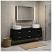 Set di mobili per il bagno 4 pcs Rovere Nero - Foto miniatura 2