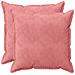 Cuscino con cuscino HOUTEN 2 pz Rosa Velluto - Foto miniatura 1