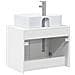 Set di mobili per il bagno Bianco Legno ingegnerizzato - Foto miniatura 7