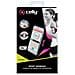 Armband Fascia da Braccio per Smartphone 5" Taglia XL Colore Nero / Rosa - Foto miniatura 4