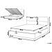 Letto In Velluto Grigio Con Contenitore 180x200 Cm Batilly - Foto miniatura 8