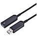Usb3.0aaf30aop Cavo Usb 30 M Usb 3.2 Gen 1 [3.1 Gen 1] Usb A Nero (premium Optic Usb 3.0 A-a M-f - 30m, Act - Foto miniatura 1