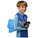 Clio Pinne Ultraleggere Per Nuoto, Apnea E Snorkeling Unisex, Blu 30/32 - Foto miniatura 5