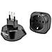 1250-0035 adattatore per presa di corrente Tipo L (IT) Tipo C (Europlug) Nero - Foto miniatura 1