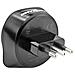 1250-0035 adattatore per presa di corrente Tipo L (IT) Tipo C (Europlug) Nero - Foto miniatura 4