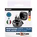 1250-0035 adattatore per presa di corrente Tipo L (IT) Tipo C (Europlug) Nero - Foto miniatura 6