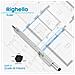 Pitagora Smart Pen Silver, Penna Multitool Professionale Innovativa 9 In 1, Penna A Sfera X3, Righello Cacciavite, livella E Pen Touch, regalo Originale Utile Per Uomo Festa Del Papà, gadget Tecnologico Ufficio - Foto miniatura 2