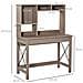 Scrivania Scaffale con Libreria in Legno per Camera /Ufficio Dimensioni 105x50x137.5 cm - Foto miniatura 5