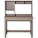 Scrivania Scaffale con Libreria in Legno per Camera /Ufficio Dimensioni 105x50x137.5 cm - Foto miniatura 6