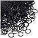 Confezione Da 1000 Bands Mini Elastici Molli Elastiche Per Capelli Bambini Trecce Di Capelli Acconciature Matrimonio E More (nero)  - Foto miniatura 1