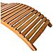 Lettino Prendisole Da Giardino Con Cuscino Massello Di Acacia - Foto miniatura 5