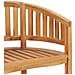 Set Salotto Da Giardino 5 Pz Design Curvo In Massello Di Teak - Foto miniatura 7
