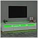 Mobile Porta TV con Luci LED Bianco 210x35x40 cm - Foto miniatura 5
