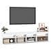 Mobile Porta TV con Luci LED Bianco 210x35x40 cm - Foto miniatura 7
