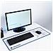PP8816PS tappetino per mouse Tappetino per mouse per gioco da computer Blu, Bianco - Foto miniatura 4