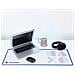 PP8816PS tappetino per mouse Tappetino per mouse per gioco da computer Blu, Bianco - Foto miniatura 5