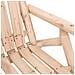Sedia a Dondolo Giardino 69x96x101cm Legno Massello Abete Rosso - Foto miniatura 3