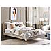 Letto Velluto Flayat 180 X 200 Cm Beige Chiaro - Foto miniatura 1