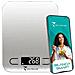 Bilancia Da Cucina Digitale Smart 5kg Con App Techmade Tm-kt630lb Acciaio - Foto miniatura 1