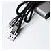 Cavo Da Tipo C A Usb Da 2 Pezzi 3,1 A Ricarica Rapida /sincronizzazione Dati 1 M Black - Foto miniatura 2