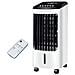 Raffrescatore d'Aria Portatile AKIC401 Evaporativo senza Tubo Serbatoio 4 Litri 3 Velocità Telecomando Potenza 80 W Colore Bianco / Nero - Foto miniatura 1