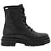 Black Casual Closed Booties Stivaletti Pelle Scarpe Donna Nero Eu 36, 5-25253-29 001 - Foto miniatura 1